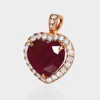 Zonder Minimumprijs - Hanger - 14 karaat Roségoud, IGI 8,50, Sieraden, Tassen en Uiterlijk, Antieke sieraden