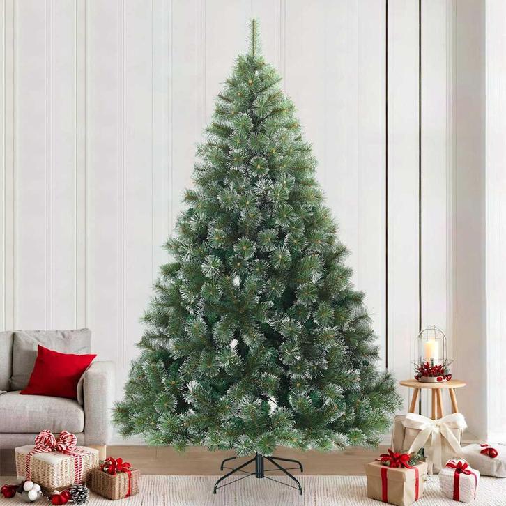 vidaXL Kunst Kerstboom met Geveerde Takken, Sneeuw Bedekt, Diversen, Kerst, Nieuw, Verzenden