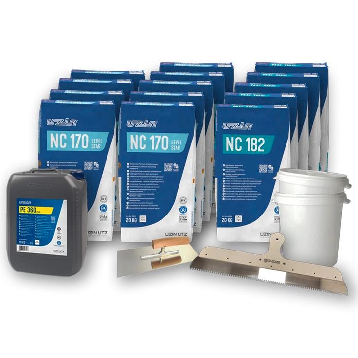 Uzin pakket beton | Egaline, mortel, primer en gereedschap, Doe-het-zelf en Verbouw, Verwarming en Radiatoren, Nieuw, Verzenden