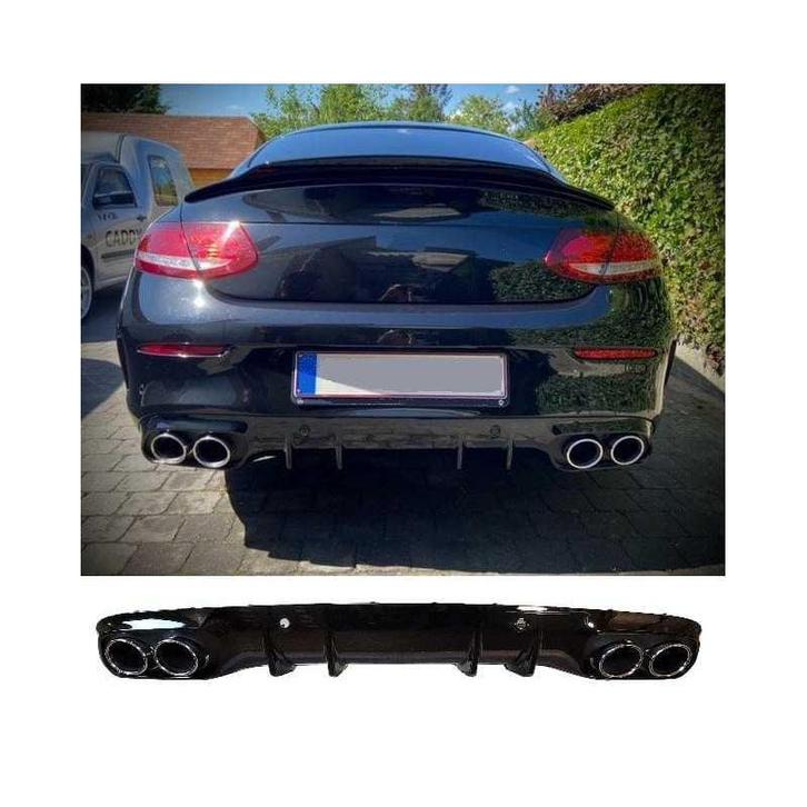 Diffuser voor mercedes c coupe cabrio c205 a205 amg line dub, Auto-onderdelen, Carrosserie en Plaatwerk, Nieuw