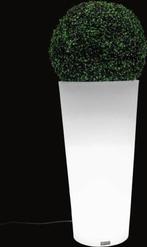 Lichtgevende bloempot - 80 x 40 cm - tapse cilinder vorm, Ophalen of Verzenden, Nieuw
