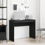 vidaXL Bureau 90x40x72 cm spaanplaat zwart eikenkleurig, Huis en Inrichting, Bureaus, Verzenden, Nieuw