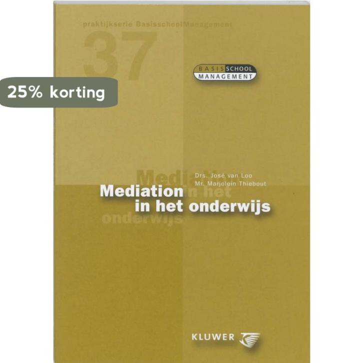 Mediation in het onderwijs / Praktijkserie, Boeken, Studieboeken en Cursussen, Gelezen, Verzenden