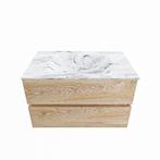 MONDIAZ VICA-DLUX 80cm badmeubel onderkast Washed Oak 2, Ophalen of Verzenden, Nieuw, Bad