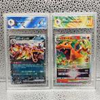 Pokémon - 2 Graded card - X2 Charizard ex -> Shiny & Vstar -, Nieuw