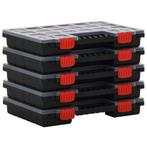 vidaXL Assortimentsdozen 5 st 34,5x25x5 cm polypropeen, Doe-het-zelf en Verbouw, Gereedschapskisten, Verzenden, Nieuw
