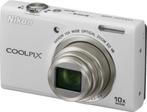 Nikon Coolpix S6200 Digitale Compact Camera - Wit, Verzenden, Zo goed als nieuw