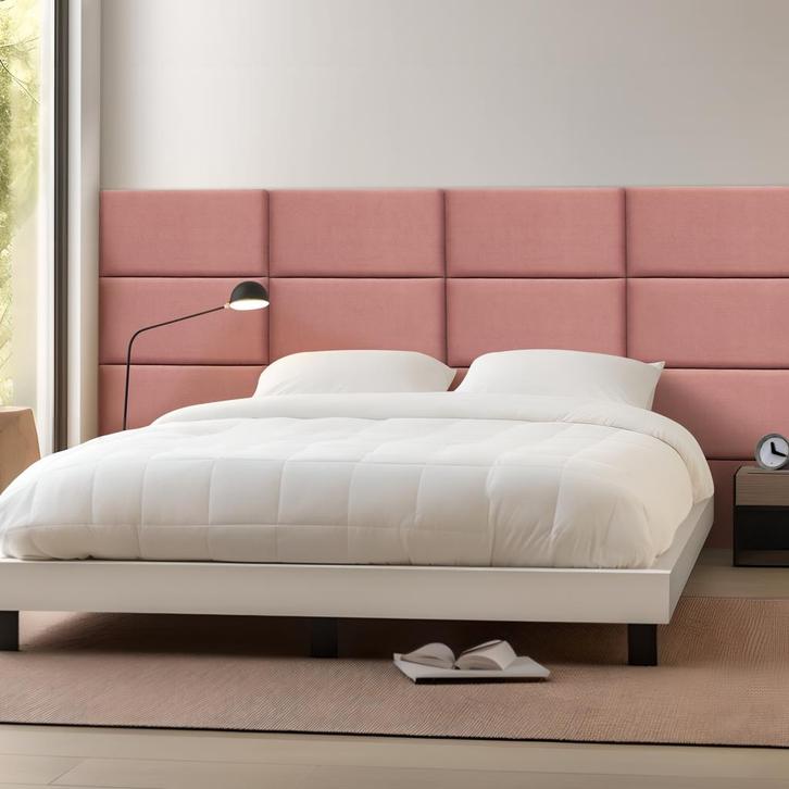 Gestoffeerde wandpanelen Carpino set van 3 fluweel 60x30 cm, Doe-het-zelf en Verbouw, Platen en Panelen, Verzenden