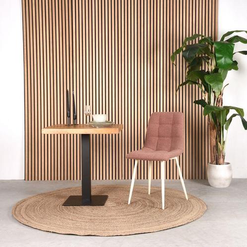 Eetkamerstoel NINO van LABEL51! Nu vanaf €69,-, Huis en Inrichting, Stoelen, Eén, Wit, Nieuw, Metaal, Stof, Ophalen