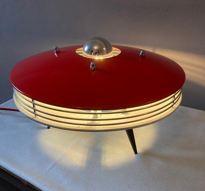Itho - Lamp - Staal - UFO Lamp converted from a Kachel, Antiek en Kunst, Antiek | Wandborden en Tegels