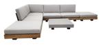 Hoek Loungeset - Los Angeles - Acacia - Grijs - The Outsider, Verzenden, Nieuw