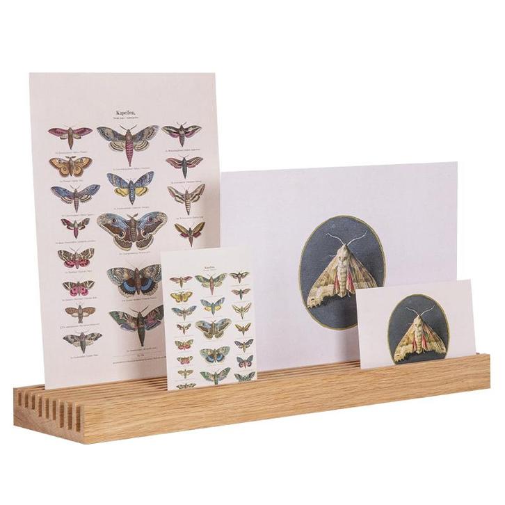 Vintlux Kaartenhouder Groove - Eiken, Huis en Inrichting, Woonaccessoires | Lijsten