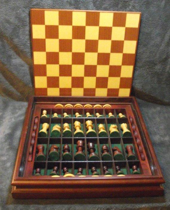 Schaakspel - Hout, Antiek en Kunst, Curiosa en Brocante