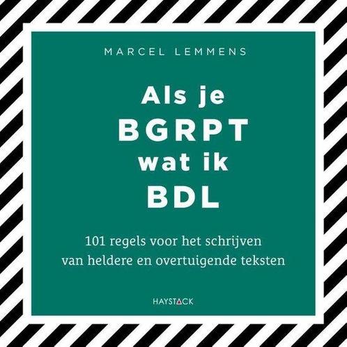 9789461264220 Als je begrijpt wat ik bedoel | Tweedehands, Boeken, Studieboeken en Cursussen, Zo goed als nieuw, Verzenden