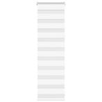 vidaXL Zebra rolgordijn 50x100 cm stofbreedte 45,9cm, Verzenden, Nieuw, Wit
