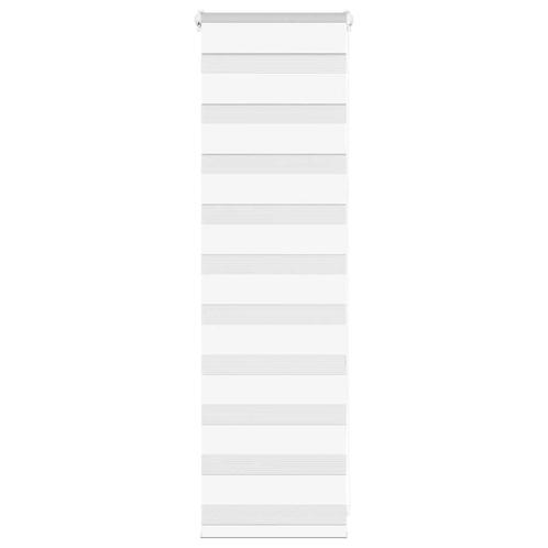 vidaXL Zebra rolgordijn 50x100 cm stofbreedte 45,9cm, Huis en Inrichting, Stoffering | Gordijnen en Lamellen, Wit, Nieuw, Verzenden