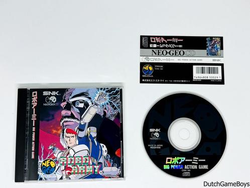 Neo Geo CD - Robo Army + Spine - Japan, Spelcomputers en Games, Games | Overige, Gebruikt, Verzenden