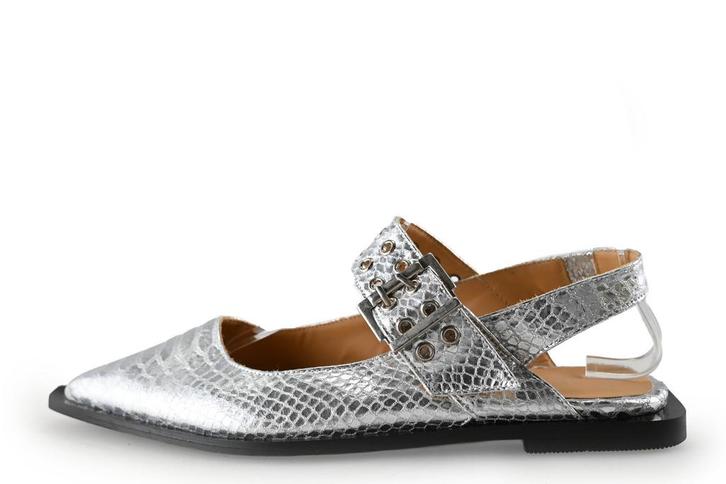 Toral Ballerinas in maat 38 Zilver | 10% korting, Kleding | Dames, Schoenen, Overige kleuren, Zo goed als nieuw, Ballerina's, Verzenden