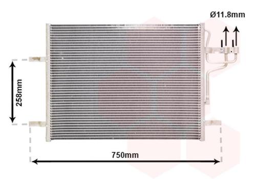 LUCHTCONDENSATOR VOOR FIAT PANDA 2012- 1522067, Auto-onderdelen, Airco en Verwarming, Nieuw, Ophalen of Verzenden
