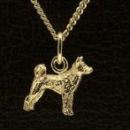 Gouden Shika Inu ketting hanger - klein, Verzenden, Nieuw