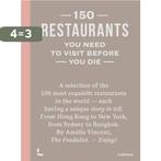 150 restaurants you need to visit before you die / 150, Verzenden, Zo goed als nieuw, Amélie Vincent