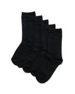 HEMA 5-pak damessokken zwart, Kleding | Dames, Verzenden, Nieuw