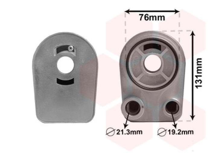 OLIEKOELER VOOR DACIA DOKKER 2012- 1660084A00, Auto diversen, Auto-accessoires, Nieuw, Ophalen of Verzenden