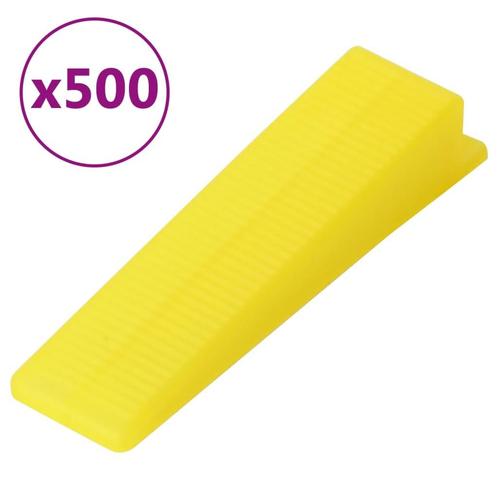 vidaXL Tegelwiggen 500 st, Doe-het-zelf en Verbouw, Gereedschap | Handgereedschap, Nieuw, Verzenden