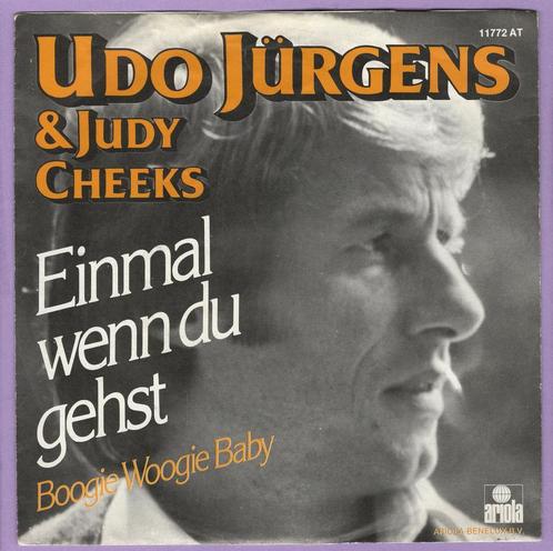 Udo Jürgens & Judy Cheeks – Einmal Wenn Du Gehst / Boo..., Cd's en Dvd's, Vinyl Singles, Verzenden