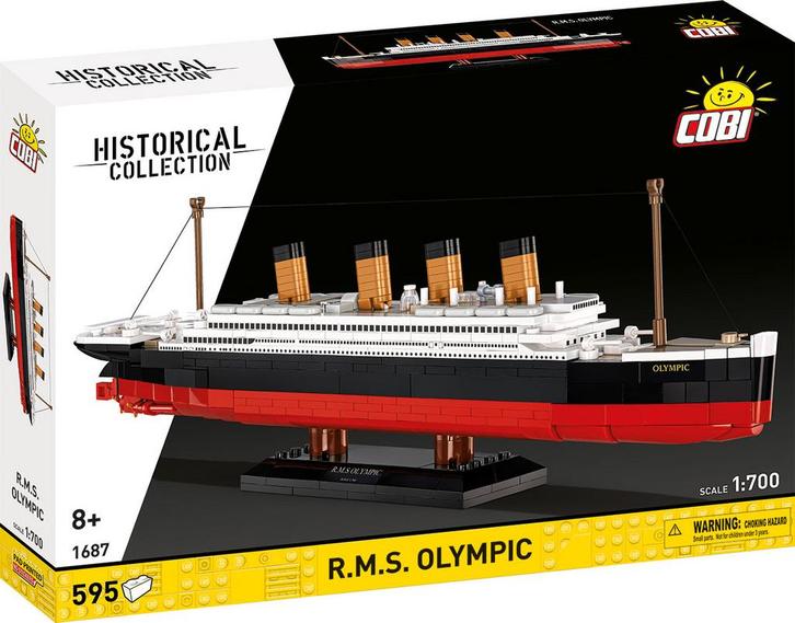 COBI 1687 R.M.S. Olympic 1911 (Voertuigen, Modelbouwsets), Kinderen en Baby's, Speelgoed | Bouwstenen, Nieuw, Verzenden