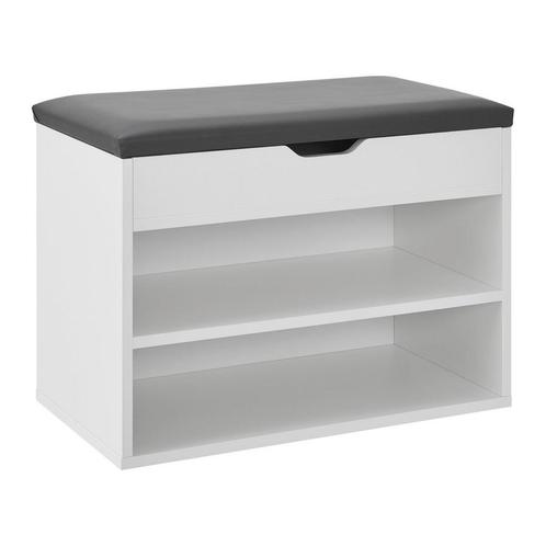 Schoenenkast / schoenenrek 2 vakken - 60 x 30 x 44 cm - Wit, Huis en Inrichting, Kasten | Schoenenkasten, Nieuw, Verzenden