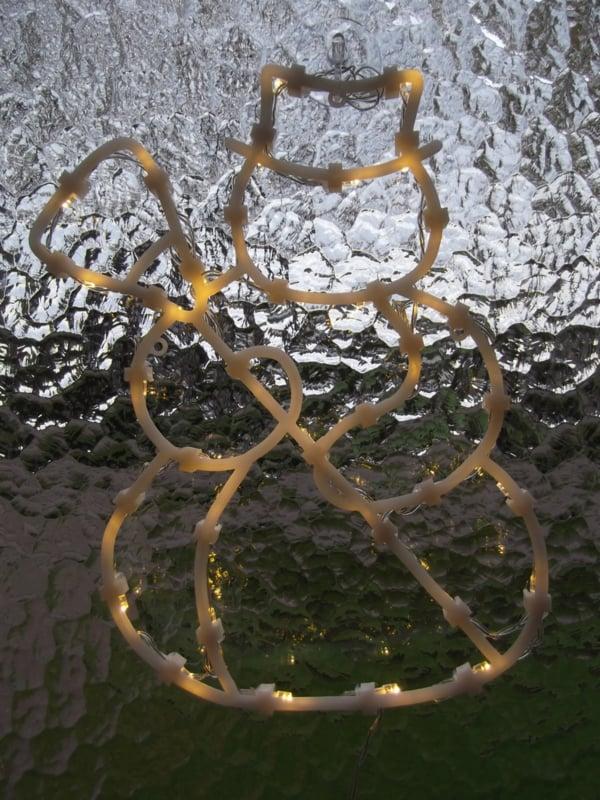 Raamverlichting Sneeuwpop (Klein) (Verlichting voor binnen), Diversen, Kerst, Nieuw, Ophalen of Verzenden