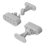 ProPlus Deurvanger met flexibele klem - Grijs - 2-delig -..., Doe-het-zelf en Verbouw, Hang- en Sluitwerk, Ophalen of Verzenden