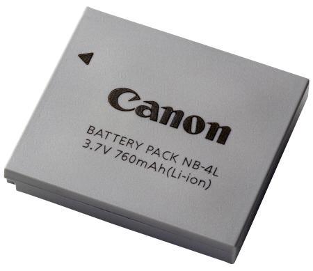 Canon NB-4L Accu, Audio, Tv en Foto, Fotografie | Fotostudio en Toebehoren, Zo goed als nieuw, Verzenden
