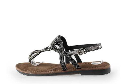 Lazamani Sandalen in maat 37 Zilver | 10% extra korting, Kleding | Dames, Schoenen, Overige kleuren, Zo goed als nieuw, Sandalen of Muiltjes