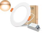 LED Plafondlamp Inbouwspot Inclusief LED Driver - Warm, Doe-het-zelf en Verbouw, Verzenden, Nieuw