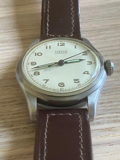 Fokker - autosport - Zonder Minimumprijs - Heren - 1900-1949, Sieraden, Tassen en Uiterlijk, Horloges | Heren