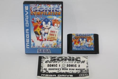 Sonic Compilation (Megadrive Games, Sega Megadrive, Sega), Spelcomputers en Games, Games | Sega, Gebruikt, Ophalen of Verzenden