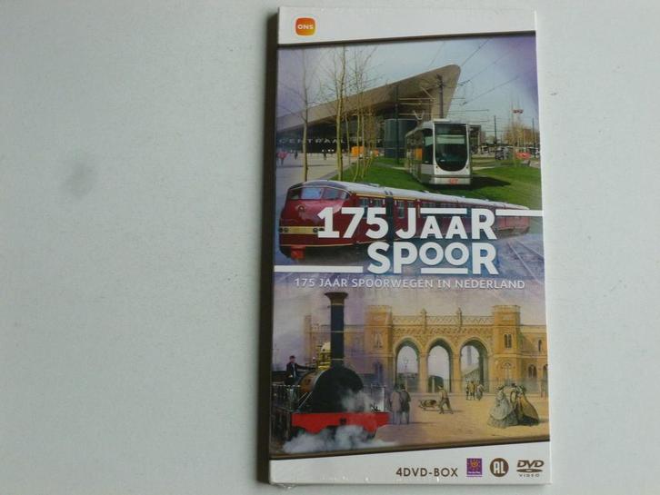 175 Jaar Spoor  - 175 Jaar Spoorwegen in Nederland (4 DVD) N, Cd's en Dvd's, Dvd's | Documentaire en Educatief, Zo goed als nieuw