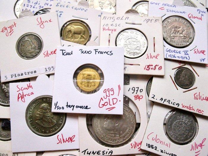 Afrika. 250+ Coins Incl. GOLD & SILVER. 1863-2018. Amazing, Postzegels en Munten, Munten | Europa | Niet-Euromunten