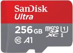 SanDisk 256 GB Micro SD Ultra 120 MB/s UHS-I A1 Class 10, Computers en Software, USB Sticks, Verzenden, Nieuw