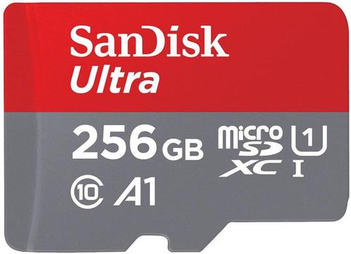 SanDisk 256 GB Micro SD Ultra 120 MB/s UHS-I A1 Class 10, Computers en Software, USB Sticks, Verzenden