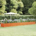 vidaXL Plantenbak verhoogd 600x80x45 cm cortenstaal roestig, Tuin en Terras, Bloembakken en Plantenbakken, 100 cm of meer, Verzenden