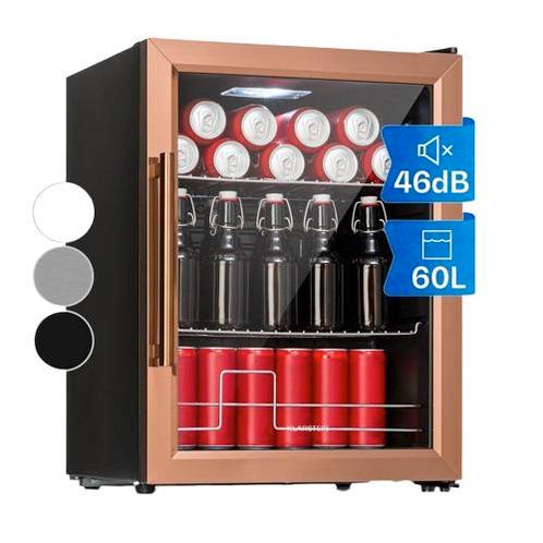Wijnklimaatkast Klimaatkast Glazen Deur Koper 60L, Witgoed en Apparatuur, Koelkasten en IJskasten, Minder dan 75 liter, Nieuw