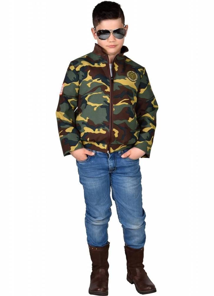 Camouflage Jack Voor Jongens, Kleding | Heren, Carnavalskleding en Feestkleding, Nieuw, Ophalen of Verzenden