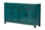 Chinese Kasten Blauw, Teal, Grijs, Oosterse Meubels, Mint, Huis en Inrichting, Ophalen of Verzenden, Nieuw