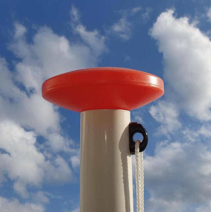 Ombouwset baniermast (voor Fairybell) - koord, kikker en, Diversen, Vlaggen en Wimpels, Nieuw