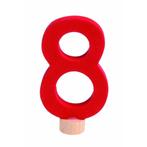 Grimms decoratief cijfer 8 houten  van €4,75 voor €3,80, Ophalen of Verzenden, Nieuw