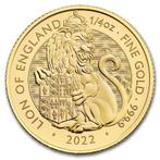 Gouden Tudor Beast Lion of England 1/4 oz 2022, Verzenden, Overige landen, Losse munt, Goud