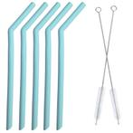 Fako Bijoux® - Siliconen Rietjes Set - 5 Herbruikbare, Verzenden, Nieuw